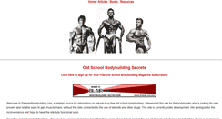 Desktop Screenshot of palmieribodybuilding.com